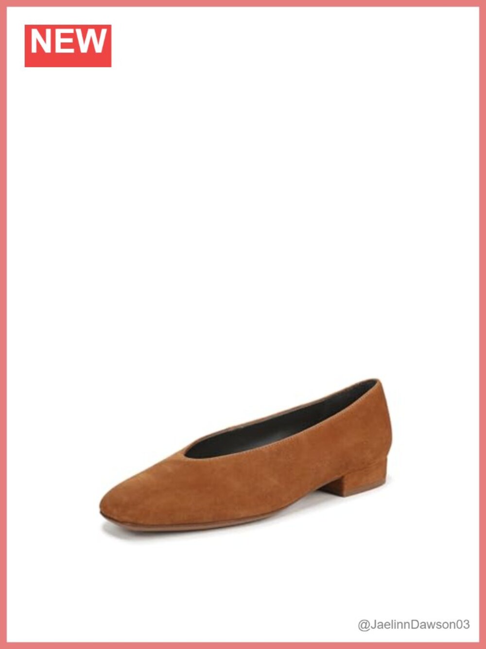 Franco Sarto Women's Ballet Flat Suede Slip-On Square Toe Low Heel Shoes